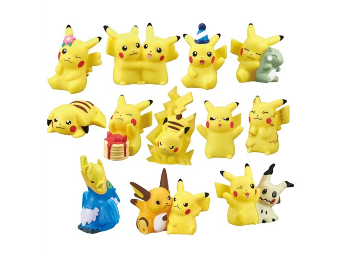 ポケモンキッズ」25周年記念、食玩「ピカチュウピカピカ大集合