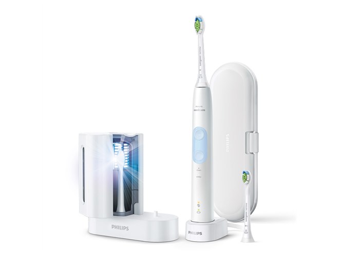 PHILIPS ホワイトライトブルー ソニッケアー プロテクトクリーン プラス フィリップス、電動歯ブラシ「プロテクトクリーン〈プラス〉」にUV除菌