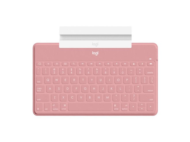 ロジクール、ポータブルキーボード「KEYS-TO-GO」に新色「ブルー