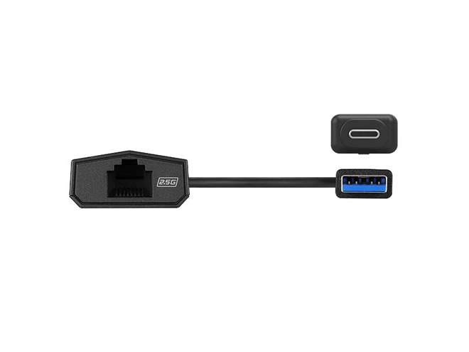 バッファロー、USB Type-C変換コネクターを付属した2.5GbE対応の有線