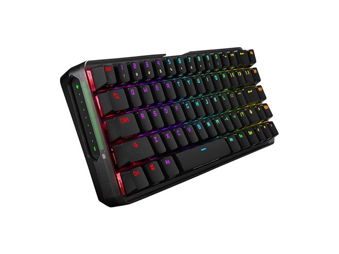ASUS ゲーミングキーボード ROG Falchion メカニカルワイヤレス ASUS ROG Falchion」レビュー。タッチパネル搭載のワイヤレス65