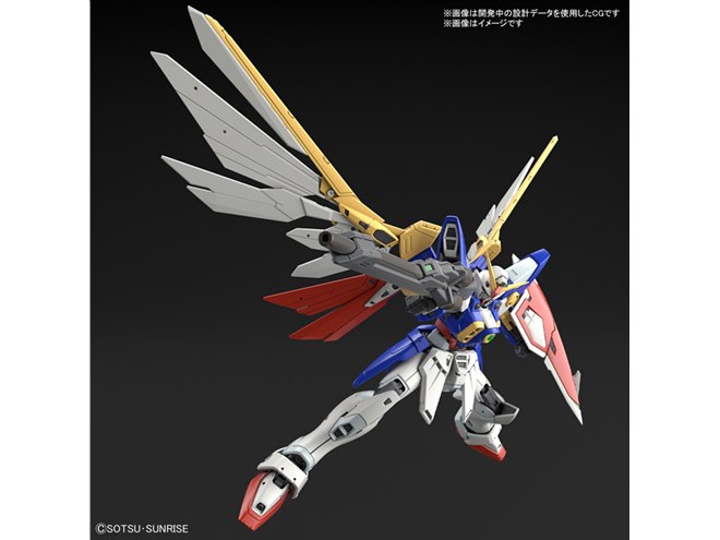 テレビ版「ウイングガンダム」がRGガンプラ化、翼にオリジナル可動を