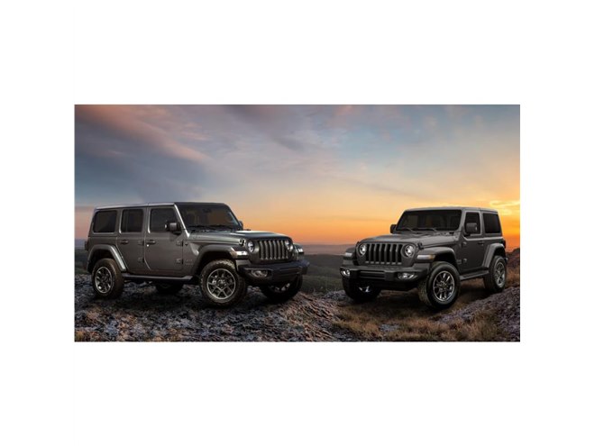 ジープ80周年を記念する限定車「80thアニバーサリーエディション」が4