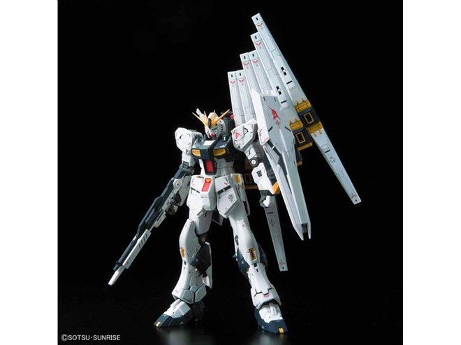 バンダイ、ガンプラ「RG 1/144 νガンダム」(4月発送分)を バンダイ、ガンプラ「RG 1/144 νガンダム」(4月発送分)を