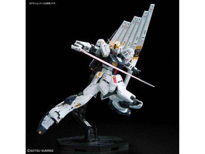 バンダイ、ガンプラ「RG 1/144 νガンダム」（4月発送分）を