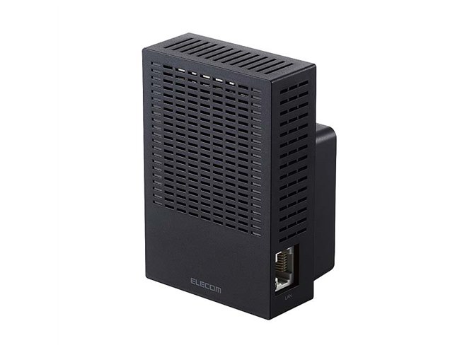 エレコム、「離れ家モード」を搭載したWi-Fi 5対応の無線LAN中継器