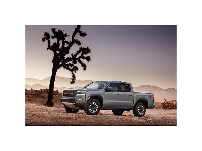 日産 フロンティア 新型、迫力のフロントマスク 北米で2021年夏に発売