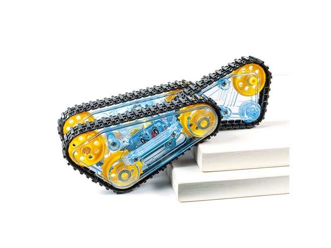 タミヤ、背面＆側面走行も可能な「トリプルクローラー工作セット