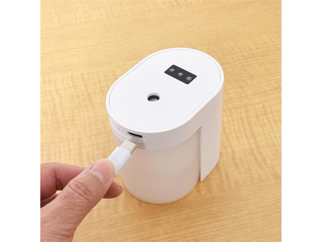 サンコー、自動でアルコールミストを噴霧する非接触ディスペンサー