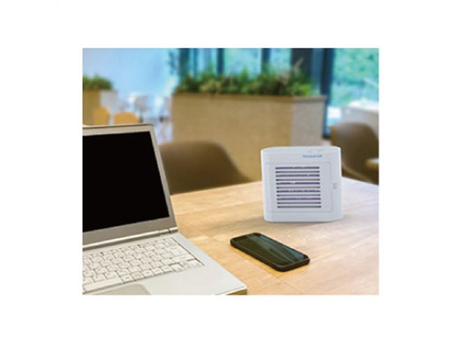 ホタルクス、パーソナルスペース向けの光触媒除菌脱臭機「HotaluX AIR