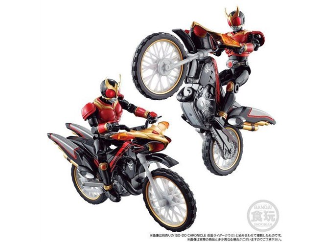 仮面ライダークウガ」用の食玩マシンセットがプレバン限定で発売