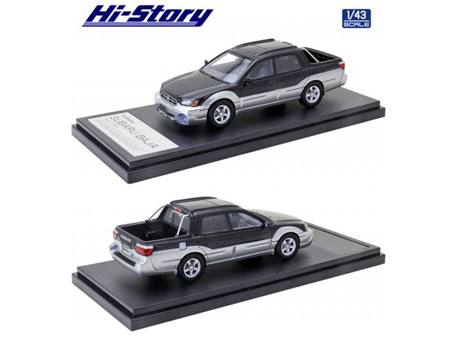 ミニカー Hi-Story 1/43 Subaru Baja (Sport 2003) Hi-Story、“幻のピックアップトラック”「スバル・バハ」がレジン製1/43