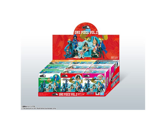 全アイテム1,100円で統一、バンダイ「TAMASHII BOX ONE PIECE Vol.1