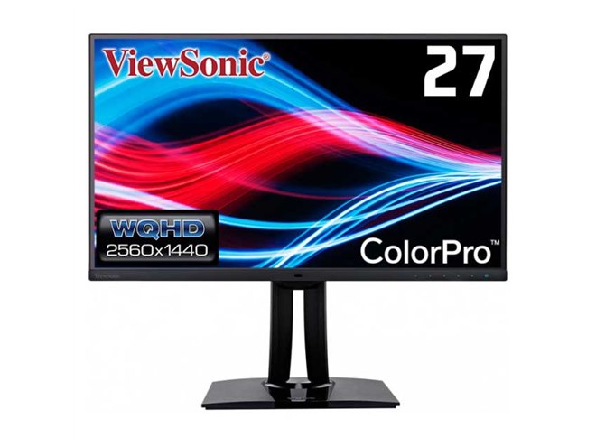 ViewSonic、Adobe RGBカバー率100％の27型液晶ディスプレイ