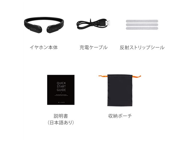 【むんω 】 HORNET 6個セット GenHigh Tech、オープンイヤー式のBluetoothヘッドセット「Mu6