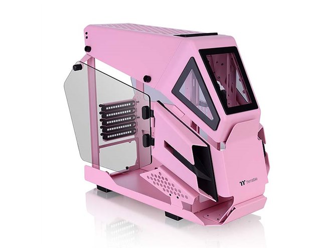 Thermaltake、ヘリコプターをイメージしたPCケースにピンクカラー