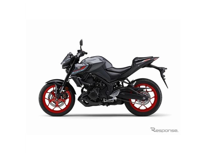 ヤマハ MT-03/MT-25、2021年モデル発売へ…カラー＆グラフィック変更