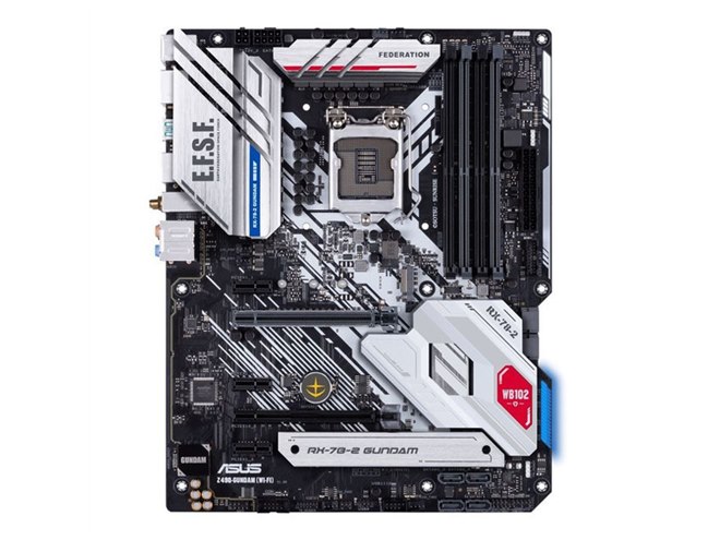 ASUS、「機動戦士ガンダム」コラボの自作PCパーツ6製品を2/26から期間