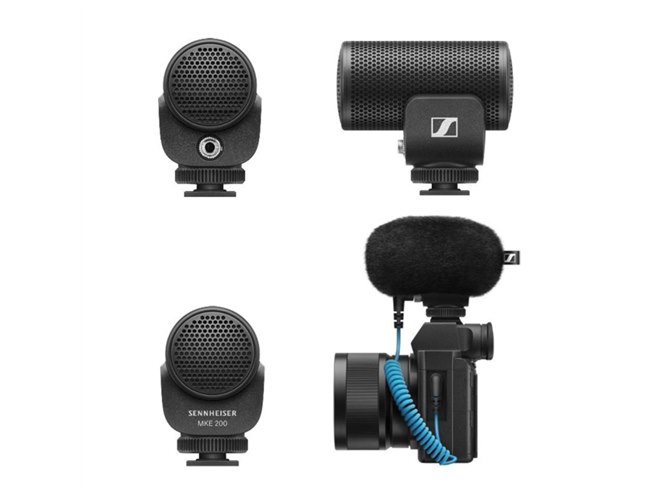 ゼンハイザー、スーパーカーディオイド搭載のオンカメラマイク「MKE