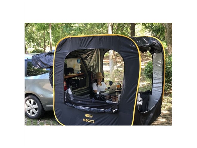 4,000円オフ、自動車に連結できるポップアップテント「CARSUL