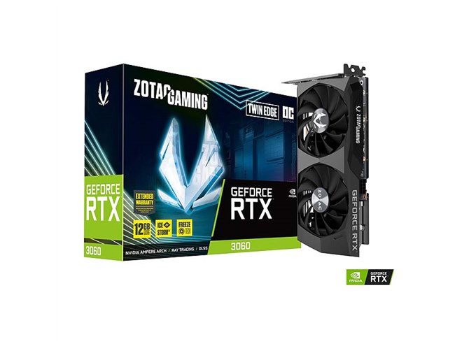 ZOTAC GeForce RTX 3060グラフィックボード Amazon | ZOTAC GAMING GeForce RTX 3060 Twin Edge OC グラフィック