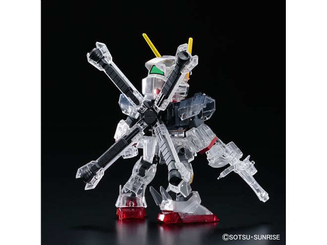 SDCS」より「クロスボーン・ガンダムX1」がクリアカラーで登場