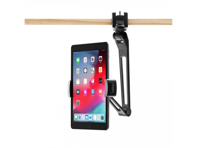 ベース＆クランプ付きiPad向けアーム型スタンド「HoverBar Duo
