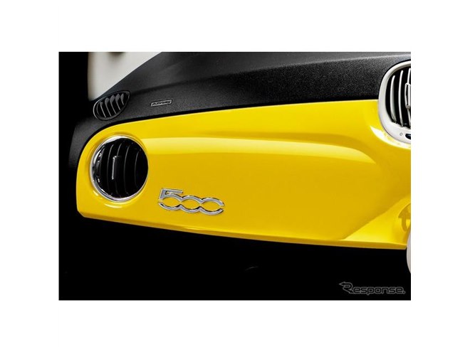 フィアット 500、明るいイエローカラーの限定車発売へ - 価格.com