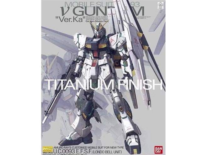 チタニウムフィニッシュのMGガンプラ「νガンダム Ver.Ka」6月発送分が予約販売へ - 価格.com