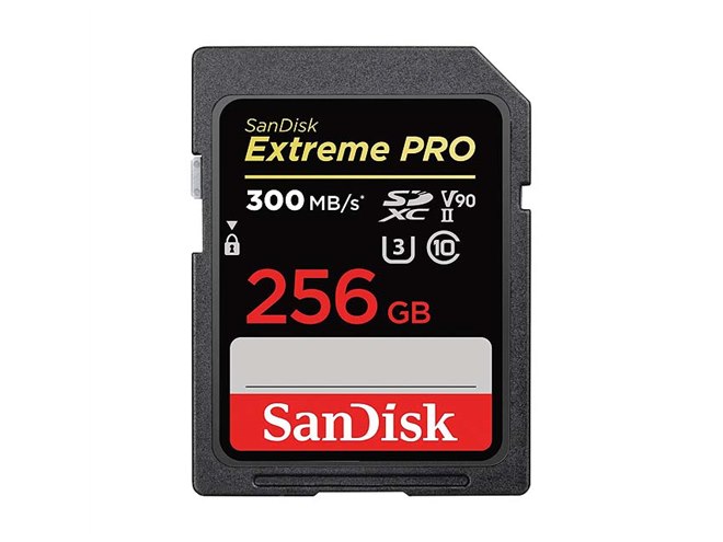サンディスク、V90に対応した「エクストリーム プロ SDHC/SDXC UHS-II