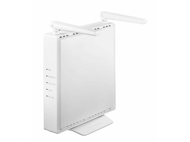 アイオーデータ 可動式アンテナ型Wi-Fi6 対応Wi-Fiルーター チャコールグレー WN-DEAX1800GR 1台(代引不可) : アイ・オー・データ WiFi ルーター 無線LAN Wi-Fi6