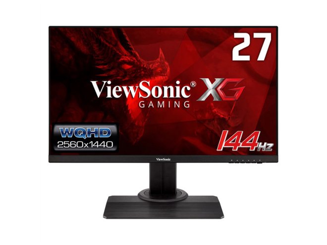 ViewSonic、2560×1440表示に対応した27型ゲーミング液晶ディスプレイ