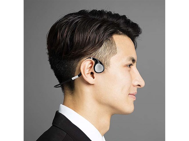 サンワ、Bluetooth対応の骨伝導ヘッドセット「400-BTSH019BK」 - 価格.com