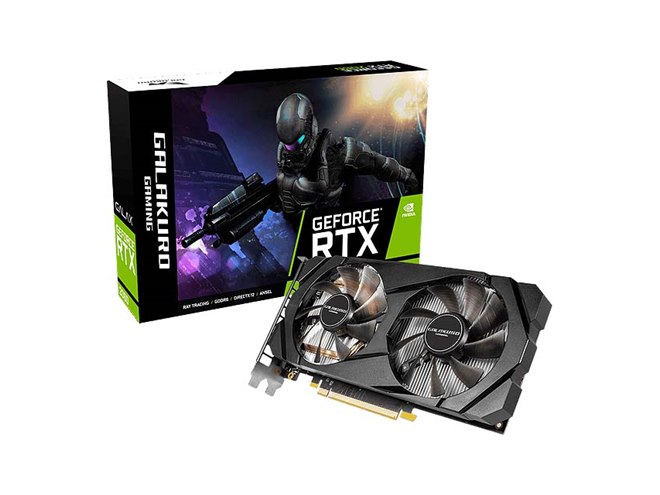 グラフィックボード・グラボ・ビデオカード GALAKURO GeForce RTX 2060 GALAKURO GAMING、「GeForce RTX 2060」を搭載したビデオカード