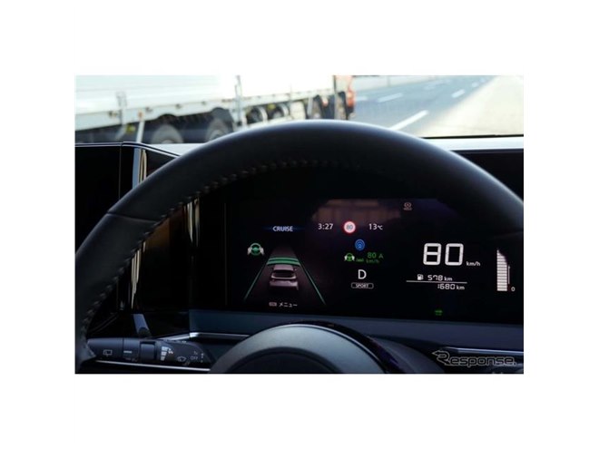 日産 ノート 新型】新たな運転支援「ナビリンク機能付プロパイロット