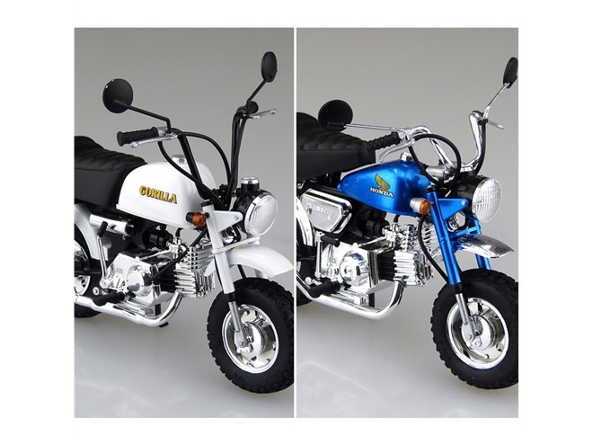 AOSHIMA、「ホンダ Z50J」ゴリラ＆モンキーのカスタム仕様を