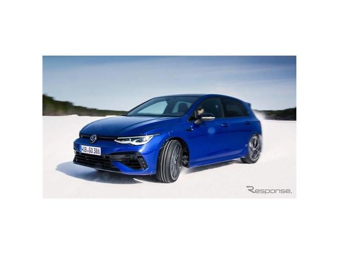 VW ゴルフR 新型とEVの ID.4、雪上テスト…ドリフト走行も - 価格.com