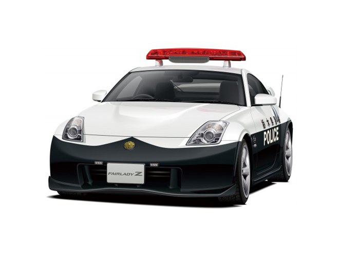 AOSHIMA、パトカー装備一式が付属した「Z33 フェアレディZ」1/24