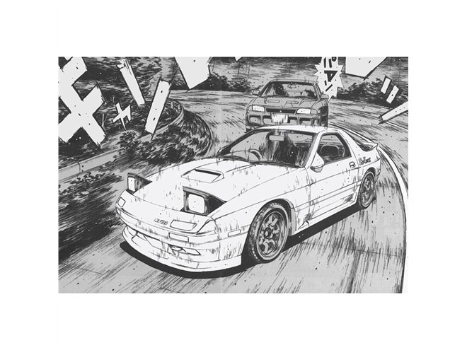 頭文字D」高橋涼介 FC3S RX-7 第11巻 赤城対決仕様の簡単組み立て1/24