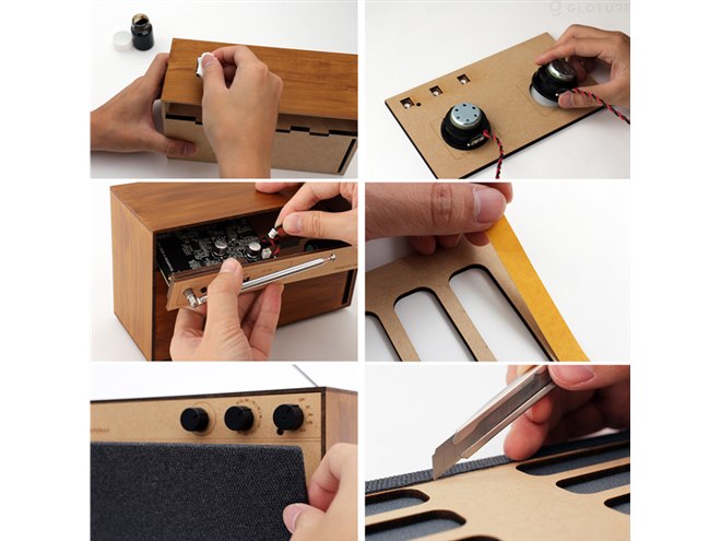 Gloture、組み立てを体験するBluetoothスピーカー「CELIA & PERAH R3