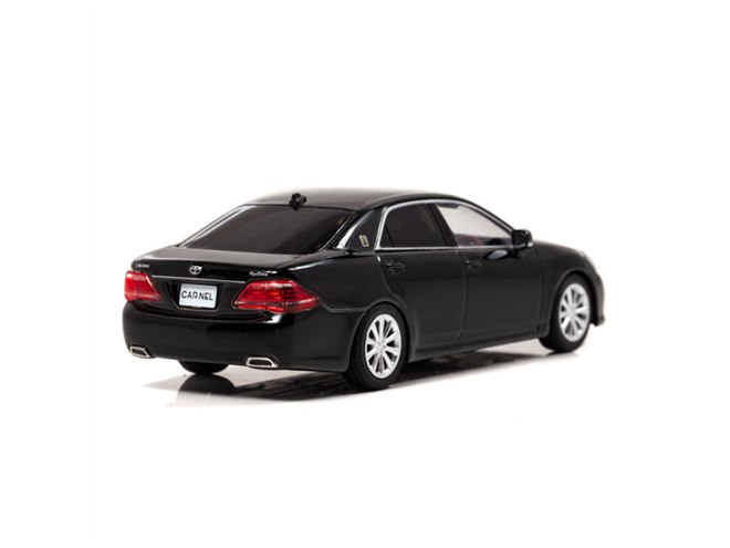 CAR-NELカーネル　ヒコセブン1/43 トヨタクラウンGRS202黒　新品 トヨタ クラウン ロイヤル サルーン G (GRS202) 2010 ブラック CAR-NEL