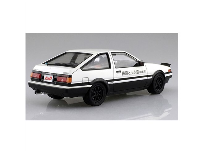 AOSHIMA、「頭文字D」藤原拓海のパンダトレノを“塗装済みモデル”で発売