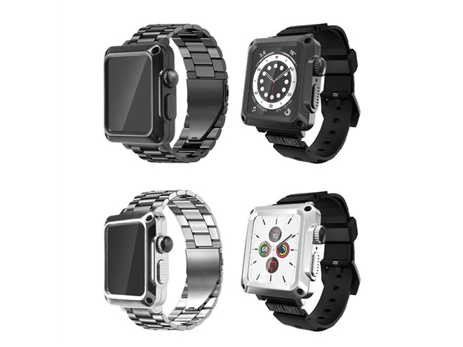 apple watch メタルバンド カスタム　４点セット 即納☆40mm 44mm ☆アップルウォッチカスタムベゼル&ベルト