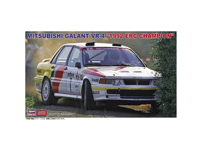 ハセガワ、1/24模型「三菱 ギャラン VR-4 “1992 ERC チャンピオン”」7