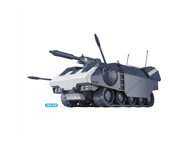 アニメ「クラッシャージョウ（劇場版）」ミネルバ搭載地上装甲車