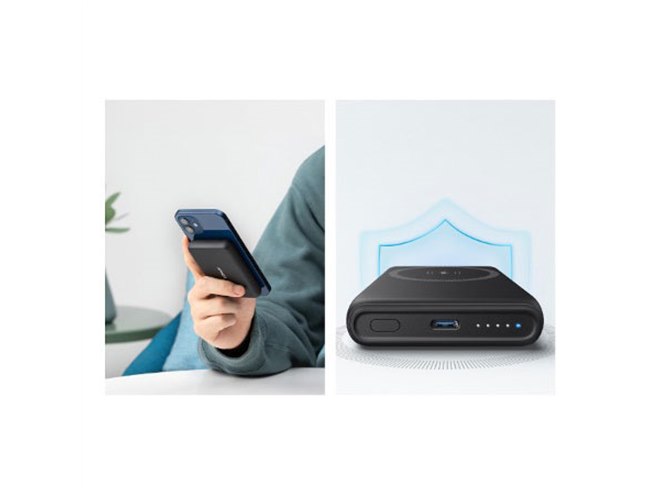 Anker、iPhone 12に装着できるマグネット式モバイルバッテリー