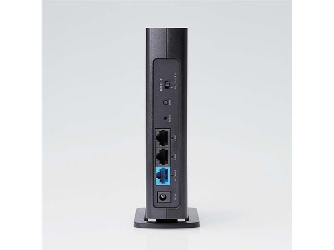 エレコム、9,878円のWi-Fi 6対応エントリールーター「WRC-X1800GS-B