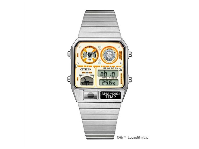 シチズン、スター・ウォーズをモチーフにしたアナデジテンプ