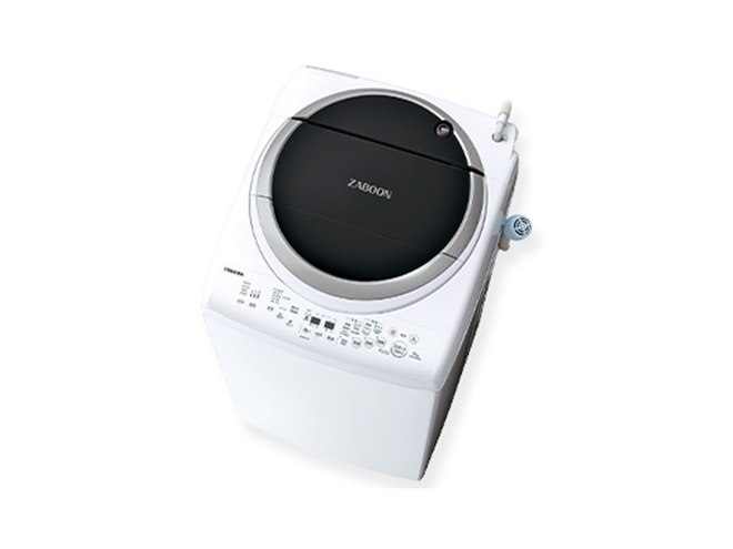 東芝、「抗菌メガシャワー洗浄」を採用したタテ型洗濯乾燥機「AW-8VM1