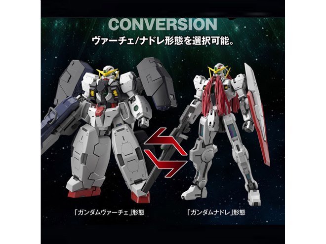 バンダイ、外装着脱式のガンプラ「MG 1/100 ガンダムヴァーチェ」など